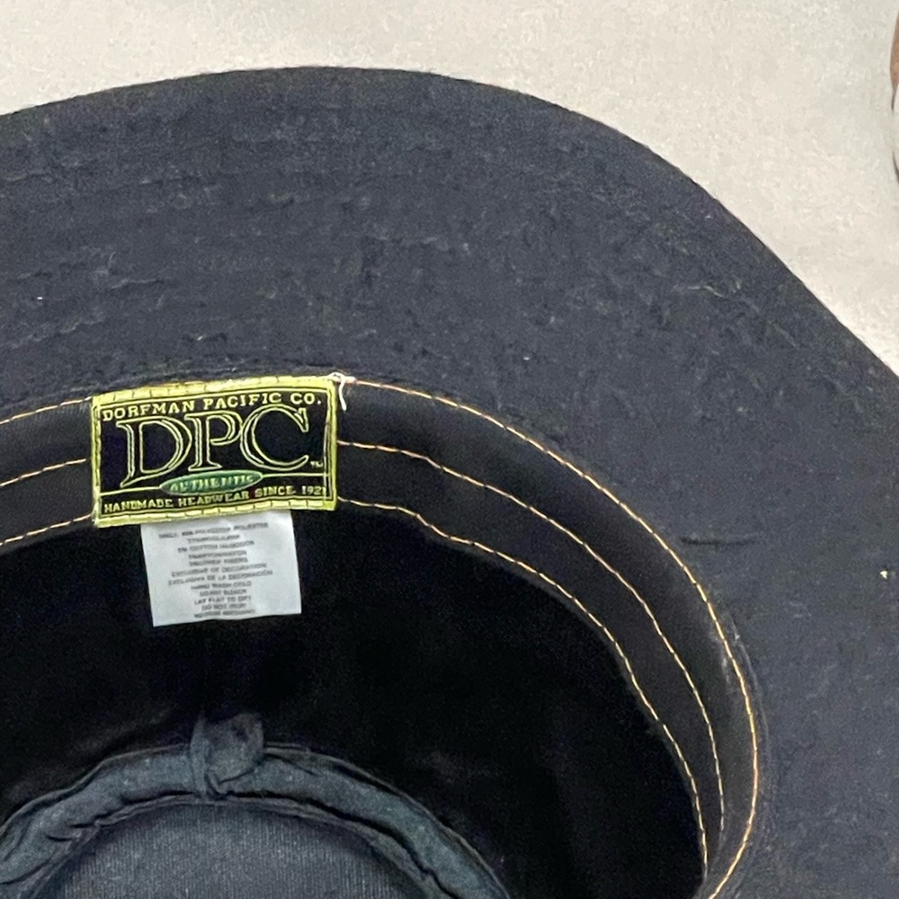 Vintage Dorfman Pacific Co DPC Unisex Wool Blend Hat Black Size M - Picture 8 of 8